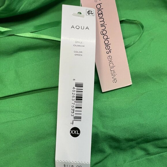 AQUA Paneled Midi Dress – Green – Size XXL – NWT - Picture 8 of 9